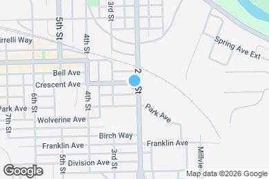 Map image of the property - 201 Crescent Ave