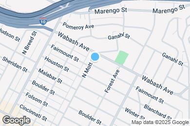 Map image of the property - 2707 Fairmount St