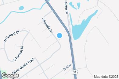 Map image of the property - 4129 Lakeside Dr