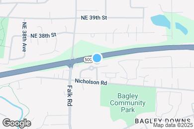 Map image of the property - 4300 NE 34th Cir