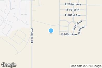 Map image of the property - 14000 E 100th Way