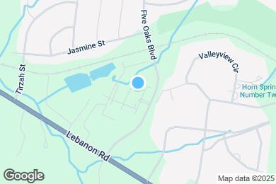 Map image of the property - Pointe at Five Oaks