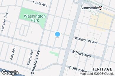 Map image of the property - 340 Florence St