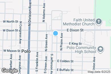 Map image of the property - 211 N Jackson Ave