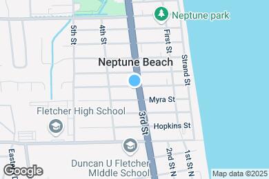 Map image of the property - 301 Oleander St