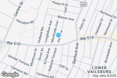 Map image of the property - 17 Poe Ave