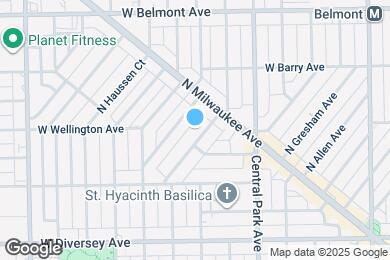 Map image of the property - 2968 N Ridgeway Ave