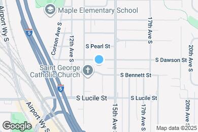 Map image of the property - 1325 S Dawson St