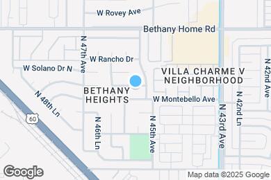 Map image of the property - 4527 W Solano Dr S