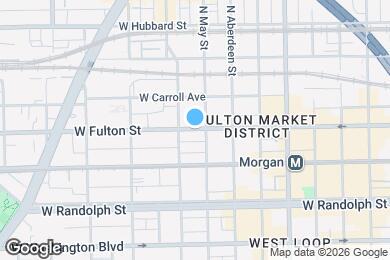 Map image of the property - 1145 W Fulton Market