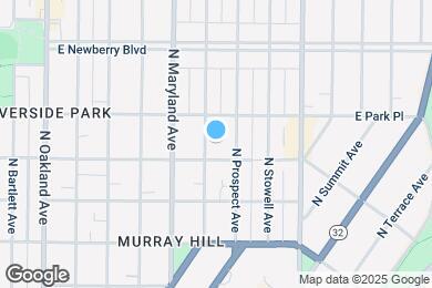 Map image of the property - 2612 N Farwell Ave