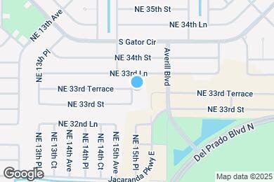 Map image of the property - 3313 NE 15th Pl