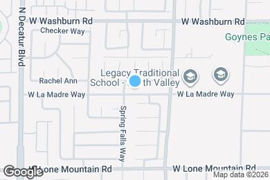 Map image of the property - 4340 W La Madre Way