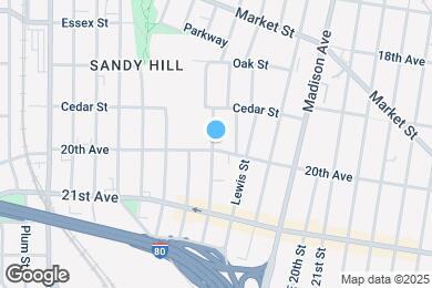 Map image of the property - 237 20th Ave