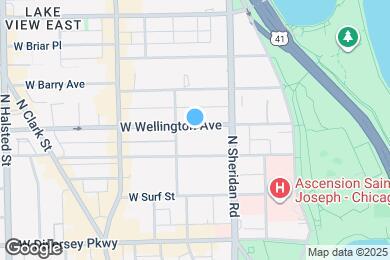 Map image of the property - 424 W Wellington Ave