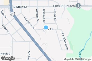 Map image of the property - 1122 Oates Rd