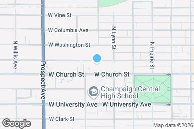 Map image of the property - 611 W Hill St