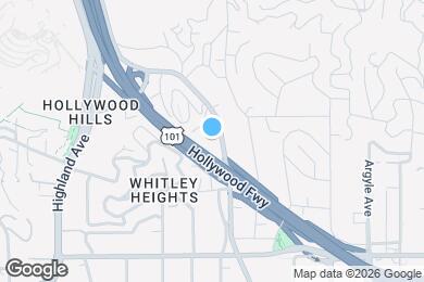 Map image of the property - 2111 N Cahuenga Blvd