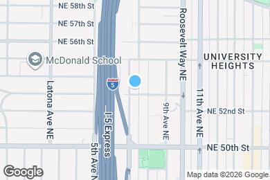 Map image of the property - 704 NE 53rd St