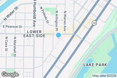 Map image of the property - 1649 N Warren Ave