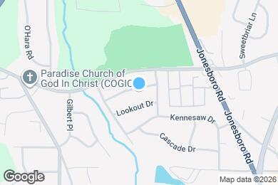 Map image of the property - 729 Blueridge Dr