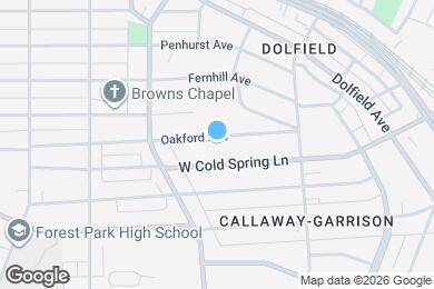 Map image of the property - 3903 Oakford Ave