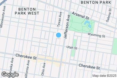 Map image of the property - 3236 Texas Ave