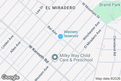 Map image of the property - 1722 Bel Aire Dr