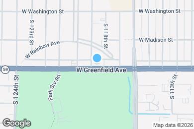 Map image of the property - 11820 W Greenfield Ave