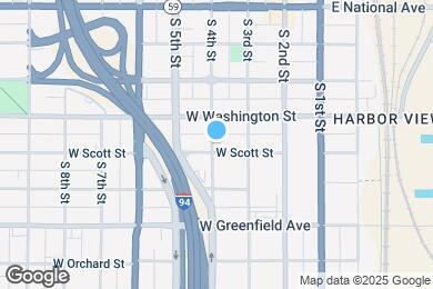 Map image of the property - 336 W Scott St