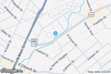 Map image of the property - 307 Tusculum Blvd