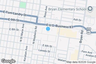 Map image of the property - 901 W 8th St
