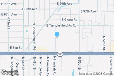 Map image of the property - 9503 N Hyaleah Rd