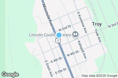 Map image of the property - 213 E Missoula Ave