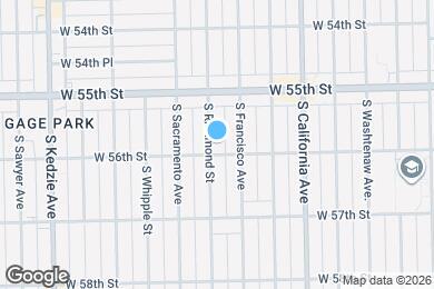 Map image of the property - 5553 S Richmond St