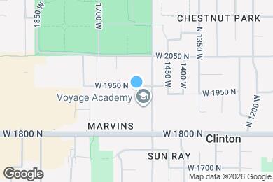 Map image of the property - 1551 W 1950 N