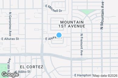 Map image of the property - 858 E Alturas St