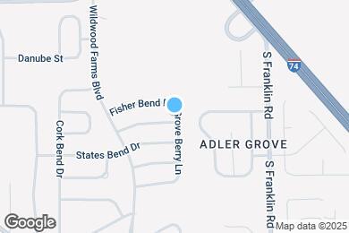 Map image of the property - 8132 Grove Berry Way