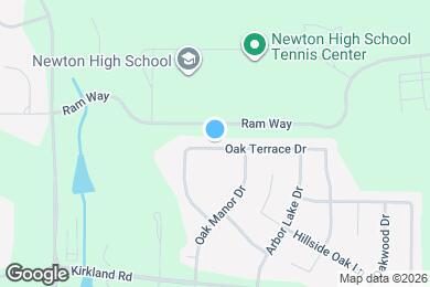 Map image of the property - 205 Oak Terrace Dr