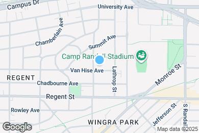 Map image of the property - 1718 Van Hise Ave