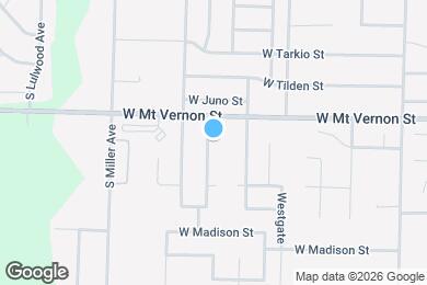 Map image of the property - 624 S Mahn Ave