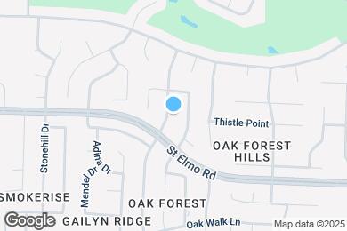 Map image of the property - 3862 Oak Forest Dr