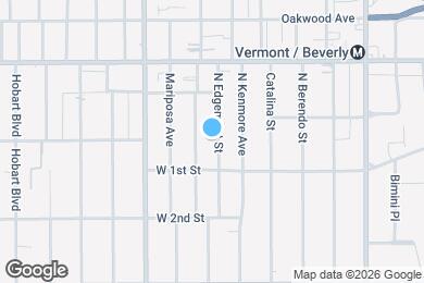 Map image of the property - 127 N Edgemont St