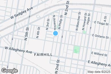 Map image of the property - 3327 N American St