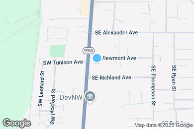 Map image of the property - 100-190 SE Viewmont Ave