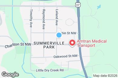 Map image of the property - 100 Leland Ave NW