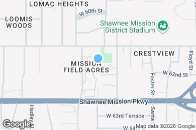 Map image of the property - 7838 W 61st Ter