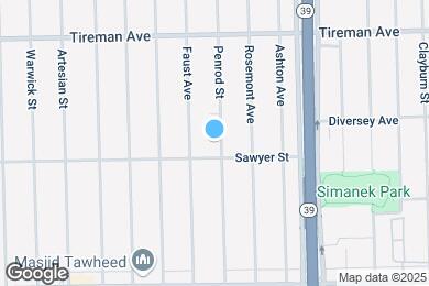 Map image of the property - 7627 Penrod St