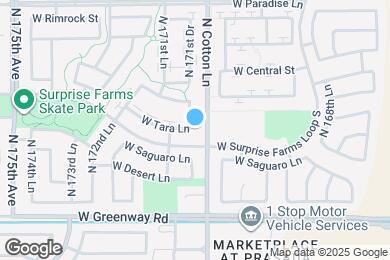 Map image of the property - 15801 N 171st Dr