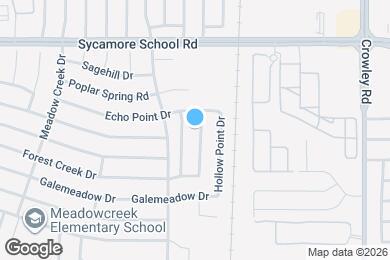 Map image of the property - 7616 Rainbow Creek Dr